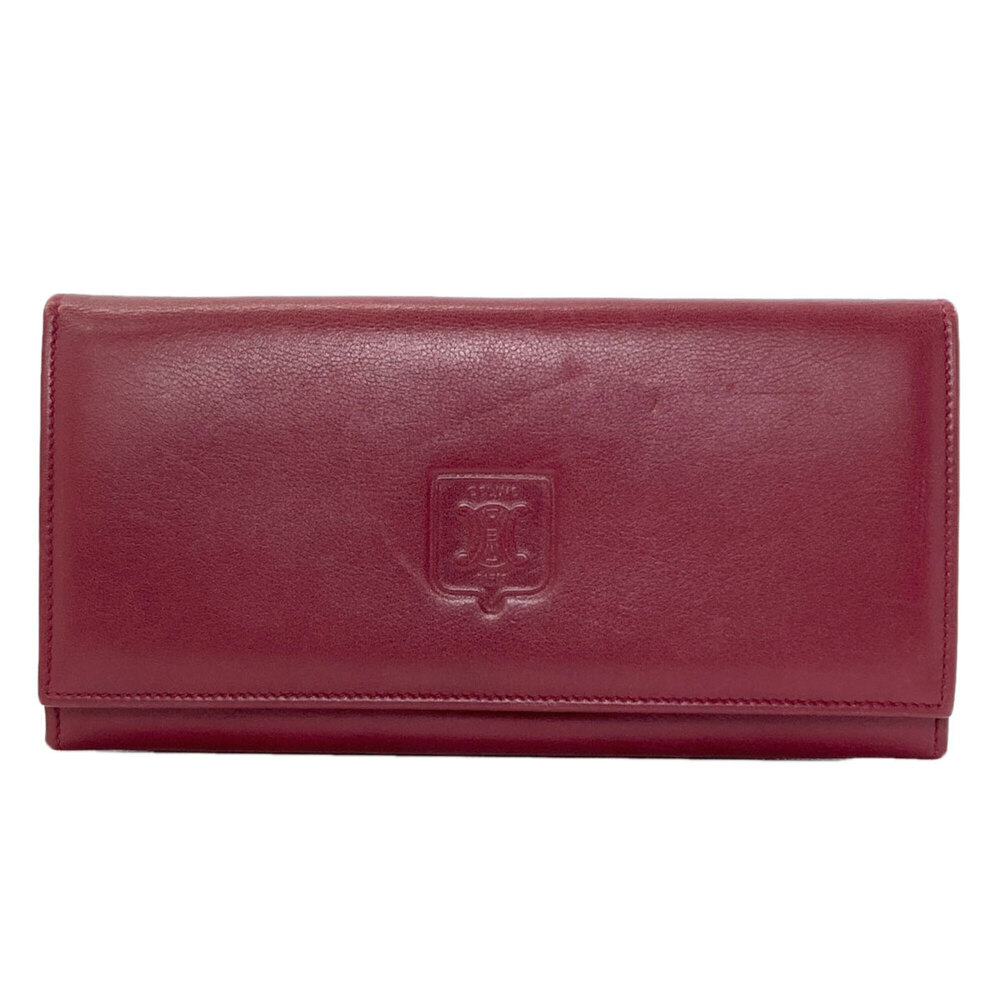 Celine Logo Long Leather Wallet for Women